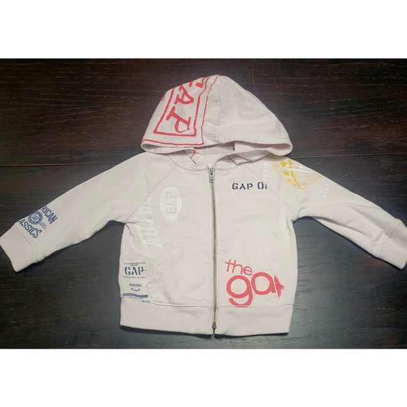 The Gap Limited Edition Baby Unisex Zip-Up Hoodie Size 12-18 Months - Picture 1 of 9
